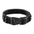 Heavy duty 5cm wide black tactical outdoor belt set with durable double-layer nylon - 130cm / Takeaway