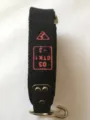 Schwarzer taktischer Gurt mit robustem Metallhaken für Outdoor-Aktivitäten und Ausrüstung - 120cm / Schwarz
