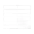 Piastrelle da parete in finto marmo SPC bianco per decorazioni interne ed esterne - YP006 (29 x 23 cm)