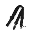 Schwarzer taktischer Gewehrriemen aus strapazierfähigem Nylon für Outdoor und Ausrüstung. - 135cm / Schwarz