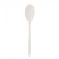 Cuillère de cuisine en silicone monobloc crème avec trou de suspension de pâtisserie - Cuillère / Blanc Cassé