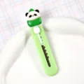 Schattig panda mini hobbymes in lichtgroen voor het openen van pakketten en post - Nr. 04 Slaperige beer schattig panda-stanleymes / Groen