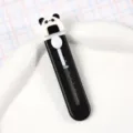 Schattig panda mini uitschuifbaar hobbymesje, draagbaar voor papier snijden en dozen openen - Nr. 07 Verbaasd schattig panda-stanleymes