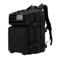 45L large capacity black tactical backpack with US flag patch for outdoor mountaineering - Style 2 / 45L / Black - Style 2 (With Flag Patch)