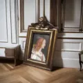 Vintage European resin picture frame with cherub ornament shown in a classical interior - Regular / Rectangle 17*26CM