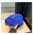 Riñonera acolchada azul brillante para mujer con correa de hombro ancha ajustable - Azul