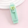 Intrekbare push-pull gum schattige lichtgroene kantoorbehoefte met strik voor studenten - Strikstijl / Groen