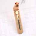 Joli cutter capybara, mini couteau utilitaire portable pour loisirs créatifs et bureau. - Capybara - tête d'orange