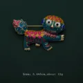 Colorful enamel mythical animal lion brooch pin for party accessories and jewelry gifts - Auspicious Beast Style (V4)