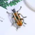 Gedetailleerde macro-weergave van levendige emaille kever speld met textuur - Keverstijl (Stijl 13)