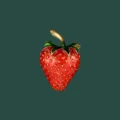 Exquisite strawberry enamel brooch with vintage red and green finish for women's fashion - Style 4