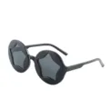 Lunettes de soleil noires pour enfants avec verres en forme d'étoile - Noir