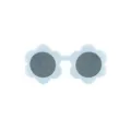 Cute light blue flower shaped sunglasses for kids aged 1-8 years old. - Blue Frame