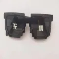 Funny black pixelated mosaic sunglasses with ruthless Chinese print design - Large Pixel - Heartless / Black (Heartless Style)