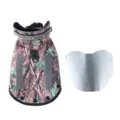 Camouflage anti-bite dog vest with protective pad and spiked collar for outdoor sports. - S / Brown-Green Camouflage With Gasket Style
