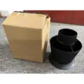 Zwarte plastic keukengereedschap roterende basis en opslagcomponent met verpakkingsvariant. - Draaibaar keukengerei rek / Voet Zonder Bovenstuk