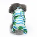 Imperméable pour chien à quatre pattes avec motif de tortue mignon et capuche transparente pour animaux. - XS / Tortue de mer