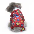 Mignon imperméable pour chien à quatre pattes avec bord transparent et bandes réfléchissantes. - XS / Parc Animalier