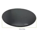 Zwarte geglazuurde cordieriet pizzasteen ronde bakplaat 33cm diameter 1cm dik - 33 cm x 1,0 cm
