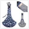 Breathable blue camo pet sling bag for small dogs and cats outdoor travel portable carrier - XBD170 Camouflage Phone Pouch with Adjustable Strap
