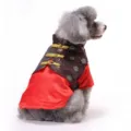 Traditioneel Chinees rood en zwart Tang-pak voor honden voor feestelijke nieuwjaar - XS / Tops / Zwart (TZ19)