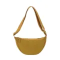 Bolso bandolera de nailon amarillo mostaza para mujer con correa de hombro ajustable - Amarillo