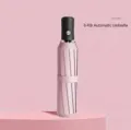 Ombrello pieghevole automatico rosa fiori di ciliegio a 8 stecche per sole e pioggia - Automatico / Otto Stecche / rosa ciliegia