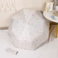 Ombrello pieghevole automatico con motivo a schizzi di vernice colorata, protezione UV. - 8 Stecche Automatico / Colorato