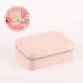 Retro pink leather jewelry box with multi-functional storage compartments - 21*15.5*7cm / Lotus root pink