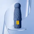 Tragbarer 5-fach Kapselregenschirm in Marineblau mit UPF 50+ UV-Schutz für Sonne - 8-Knochen Verstärkter Stil / Marineblau