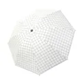 Ombrello pieghevole automatico quadri nero bianco protezione UV sole pioggia portatile - Manuale Classico / Quadri Bianchi