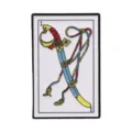 Vintage tarot metalen broche met aas van zwaarden ontwerp voor rugzakken of kleding - Zwaard Patroon A (UVXZ504)