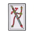 Gedetailleerde vintage tarot Aas van Zwaarden emaille speld voor rugzak en kledingdecoratie - Zwaard Patroon B (UVXZ505)