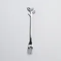 Creative stainless steel fruit fork featuring a unique branch and leaf handle design - Silver Fork / Silver