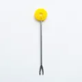 Stainless steel fruit fork with cute yellow pineapple handle for party dessert home dining - Pineapple
