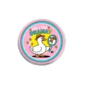 Funny circular cartoon duck enamel pin badge with Am I The Drama text on white background - 趣味搞怪照镜鸭圆形徽章(YP1826)