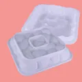 Milky white 3D silicone bubble cloud cake mold set for French mousse dessert baking - Bubble Cloud Mousse Mold / 1 Piece