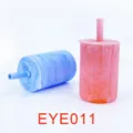 Pink and blue marble silicone baby training cups with lids and soft drinking straws - Blue And Pink Marble Style (EYE011)