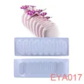 Silicone French 3D mousse cake mold, milky white DIY baking mold for dessert making. - EYA017 Large Caterpillar 29x9.7x7.5cm