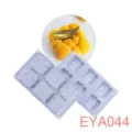 Silicone 3D mousse cake mold French dessert baking DIY tool grid design kitchen accessory - EYA044 6-Cavity Lucky Clouds