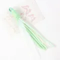 Colgante de teléfono de paracord verde claro con encaje blanco y cuentas para accesorios DIY. - 01# Verde