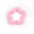 Roze holle ster acryl hanger charm voor DIY handgemaakte sieraden accessoires en tassen. - 07 Effen kleur