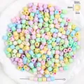 Colorful 6mm barrel beads spacer loose beads for DIY bracelets jewelry making accessories. - 50Pcs/Pack / 04