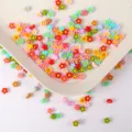 Breloques d'art d'ongles en fleurs de résine de 6 mm, accessoires de bricolage colorés pour coque. - 06