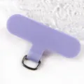 Purple phone lanyard tether tab detail display featuring metal ring for case accessory - Light Purple