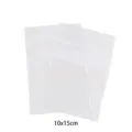 Clear PE ziplock sealing bags for jewelry accessories storage, size 10x15cm set - 06#10x15cm (50 Pieces/Pack) / Clear