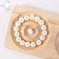 White lotus carved bodhi loose beads DIY jewelry making accessories bracelet components 11mm - 09# Pumpkin