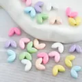 Colorful leaf shape DIY loose beads for handmade jewelry phone charm necklace crafting accessories - No.12 Leaf