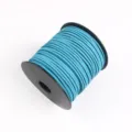Blue faux suede cord variant, 2mm leather thread for DIY crafting and gift box decoration. - Approx. 10m / Bundle / Without Spool / 05 Blue