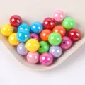 Mixed colors 8-16mm acrylic AB beads for DIY jewelry and phone chain making - 8mm 30Pcs/Pack / 02 Dark Mixed Colors